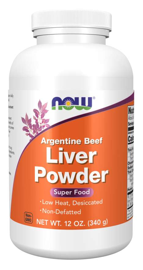 NOW Foods Liver Powder, Argentine Beef - 340g
