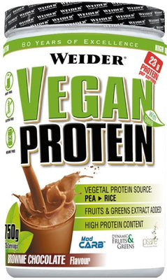 Weider Vegan Protein, Brownie Chocolate - 750g