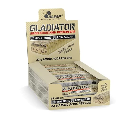 Olimp Nutrition Gladiator Bars, Vanilla Cream - 15 bars