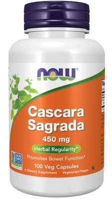 NOW Foods Cascara Sagrada, 450mg 250 vcaps