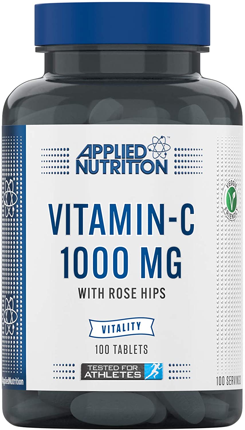 Applied Nutrition Vitamin C with Rose Hips, 1000mg - 100 tabs