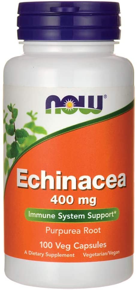 NOW Foods Echinacea, 400mg - 100 vcaps