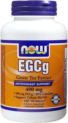NOW Foods EGCg Green Tea Extract, 400mg - 180 vcaps