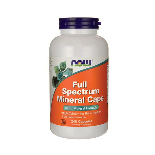 NOW Foods Full Spectrum Minerals, Iron-Free - 240 caps