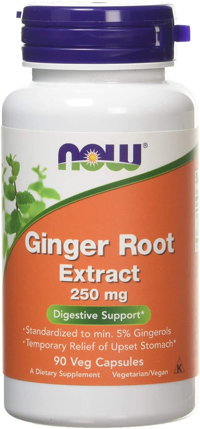 NOW Foods Ginger Root Extract, 250mg - 90 vcaps