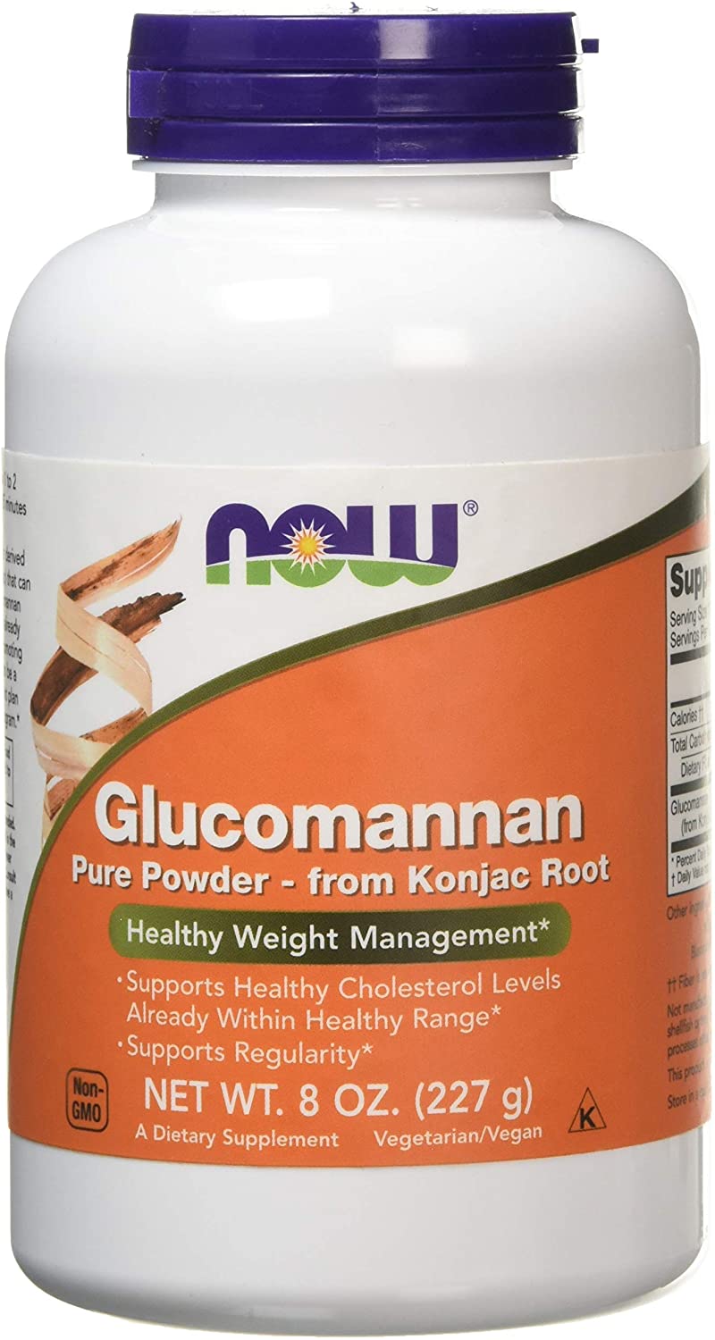 NOW Foods Glucomannan from Konjac Root, Pure Powder - 227g