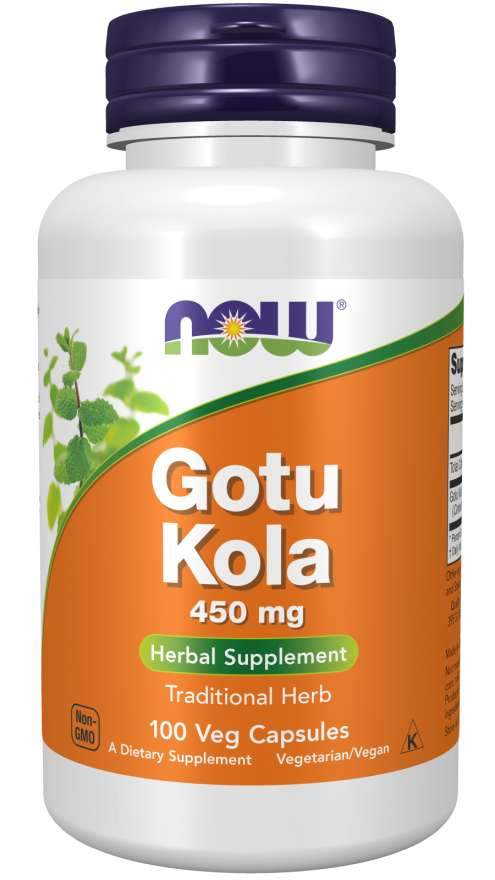NOW Foods Gotu Kola, 450mg - 100 vcaps
