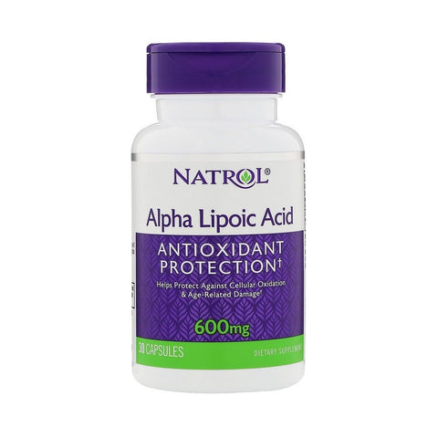 Natrol Alpha Lipoic Acid, 600mg - 30 caps