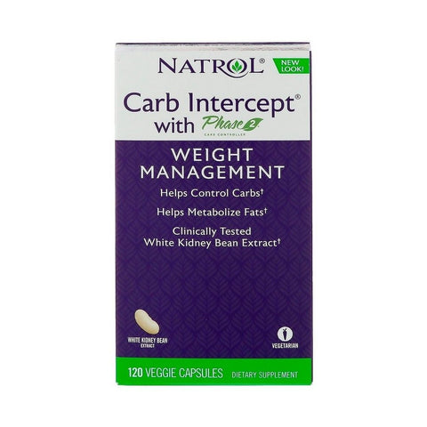 Natrol Carb Intercept with Phase 2 - 120 vcaps