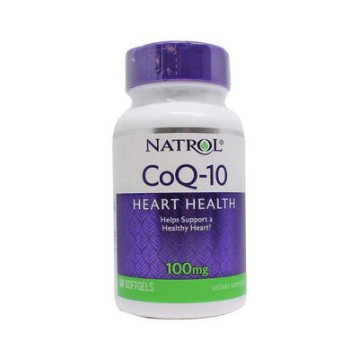 Natrol CoQ-10, 100mg - 60 softgels