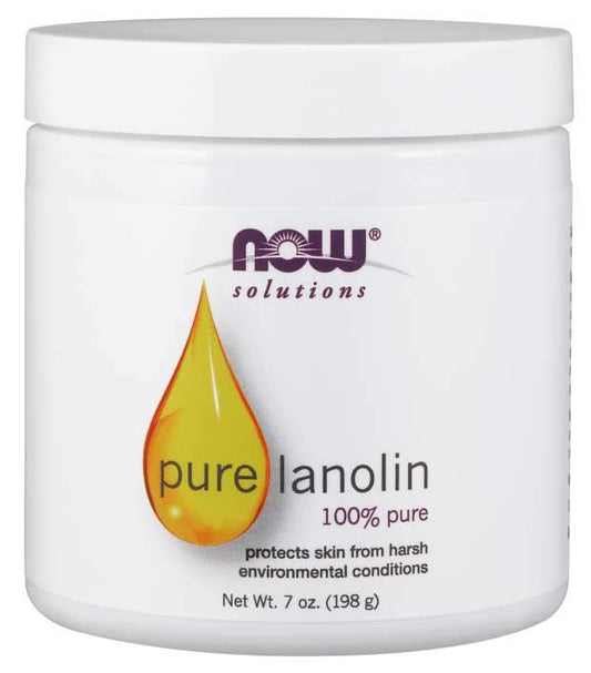 NOW Foods Lanolin, 100% Pure - 198g