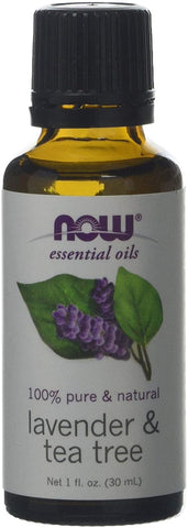 NOW Foods Essential Oil, Lavender & Tea Tree Oil - 30 ml.