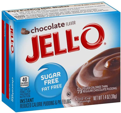 Jell-O Instant Pudding & Pie Filling Sugar Free, Chocolate - 39g