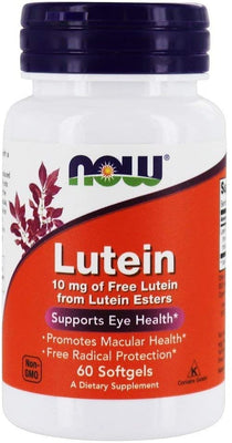 NOW Foods Lutein, 10mg - 60 softgels