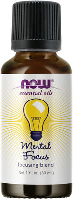 NOW Foods Essential Oil, Mental Focus Oil - 30 ml.