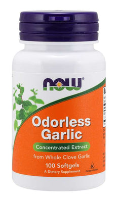 NOW Foods Odorless Garlic - 100 softgels