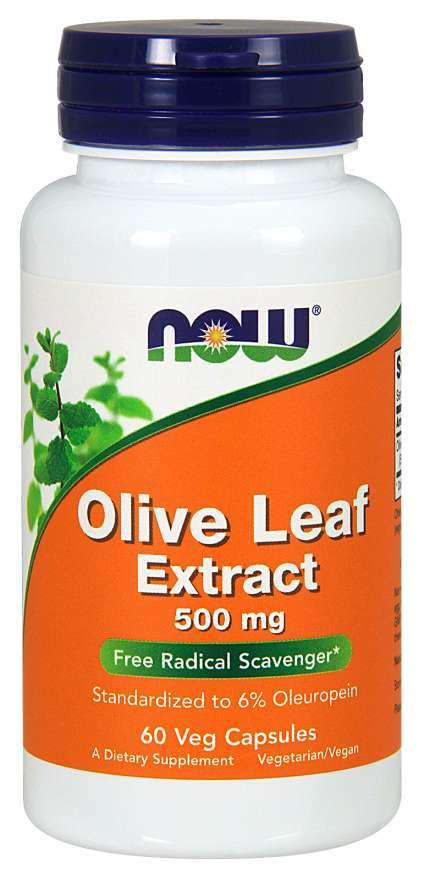 NOW Foods Olive Leaf Extract, 500mg - 60 vcaps