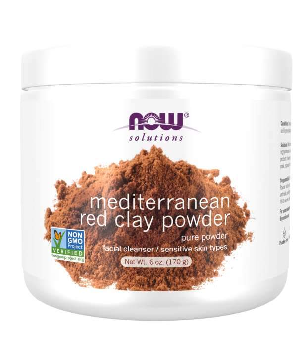NOW Foods Red Clay Powder Moroccan - 170g