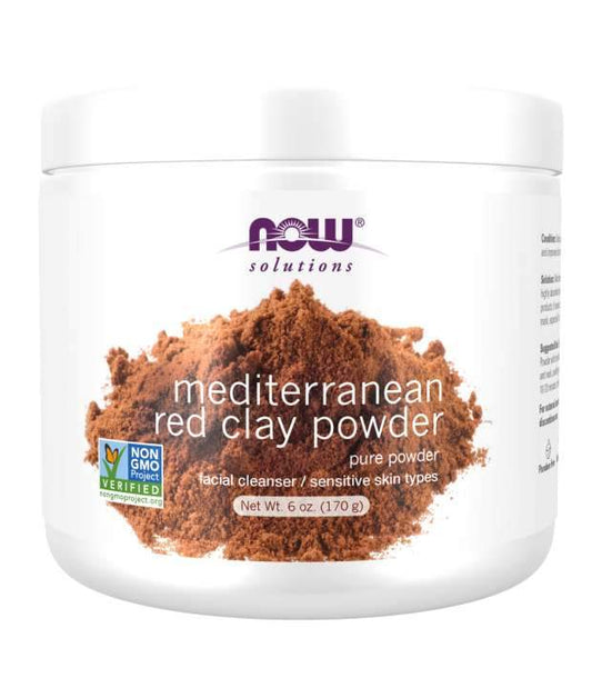 NOW Foods Red Clay Powder Moroccan - 170g