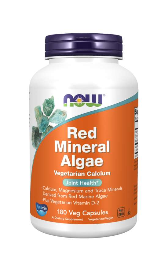 NOW Foods Red Mineral Algae - 180 vcaps