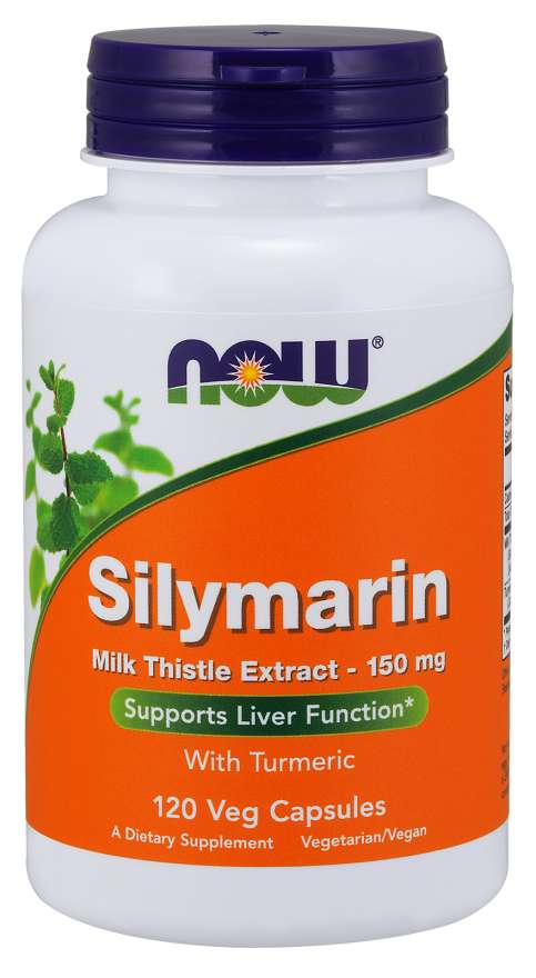 NOW Foods Silymarin with Turmeric, 150mg - 120 vcaps