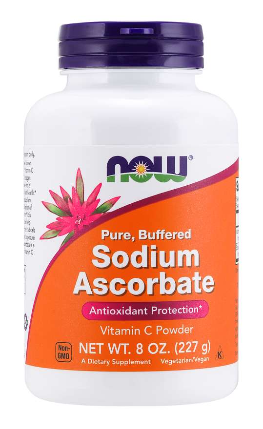 NOW Foods Sodium Ascorbate, Powder Buffered - 227g