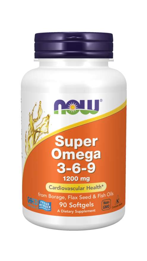 NOW Foods Super Omega 3-6-9, 1200mg - 90 softgels