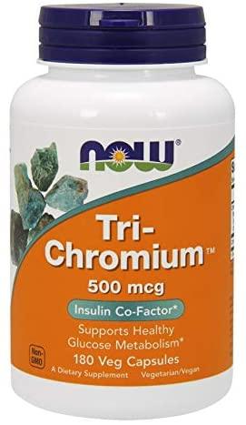 NOW Foods Tri-Chromium, 500mcg - 180 vcaps