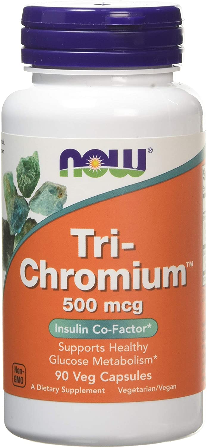NOW Foods Tri-Chromium, 500mcg - 90 vcaps
