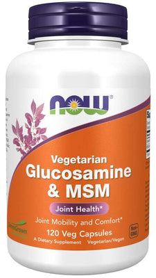 NOW Foods Glucosamine & MSM Vegetarian - 120 vcaps