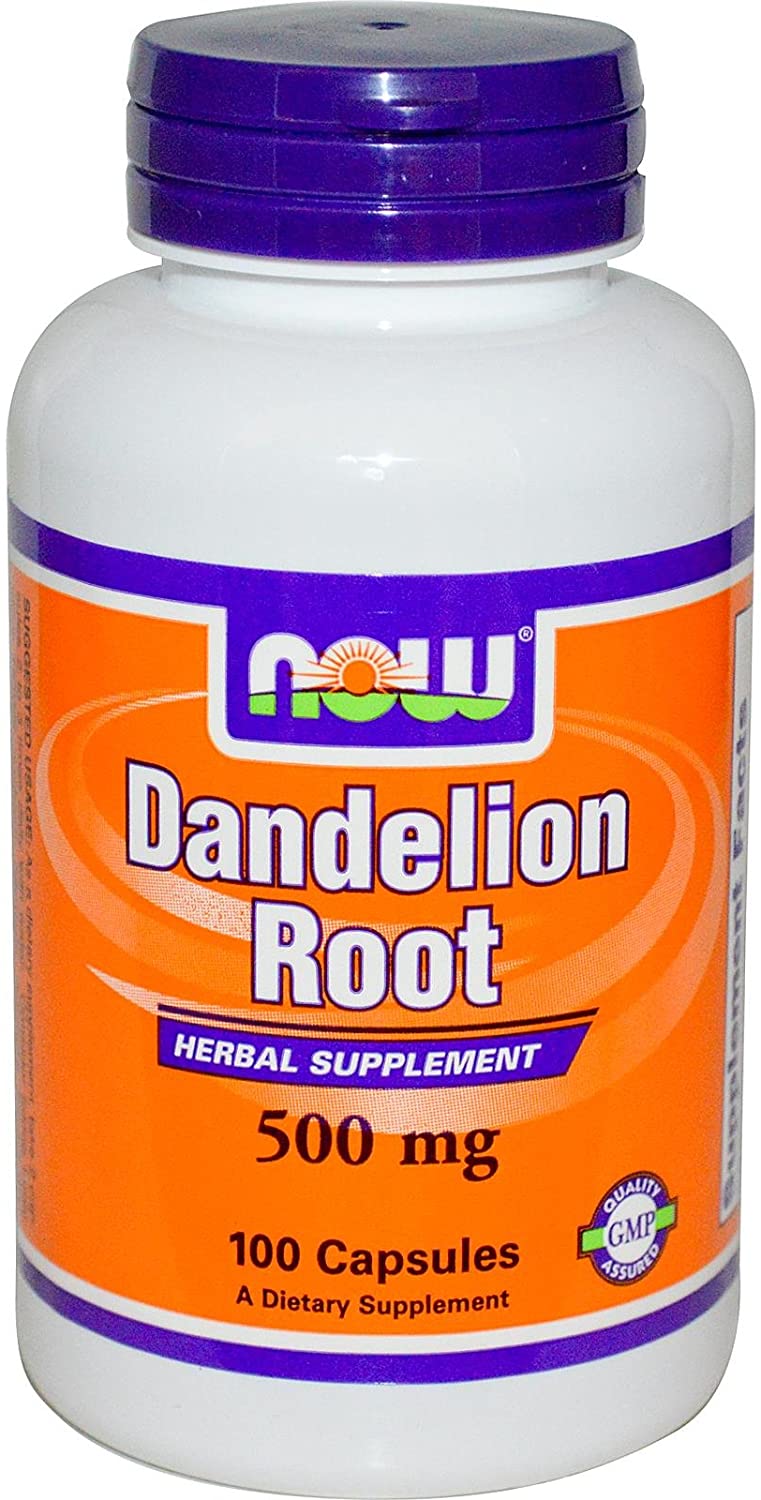 NOW Foods Dandelion Root, 500mg - 100 vcaps