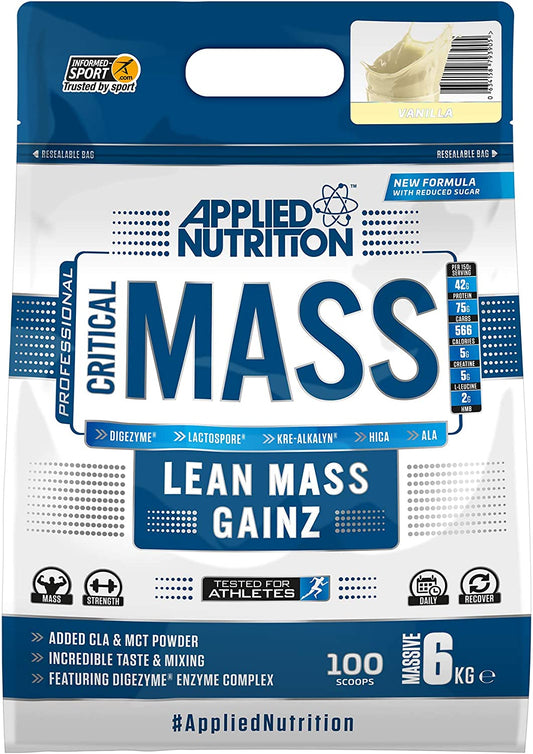 Applied Nutrition Critical Mass - Professional, Vanilla - 6000g