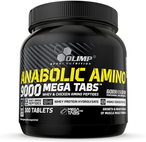 Olimp Nutrition Anabolic Amino 9000, Mega Tabs - 300 tabs
