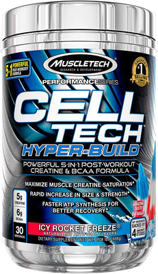 MuscleTech Cell-Tech Hyper-Build, Icy Rocket Freeze - 488g