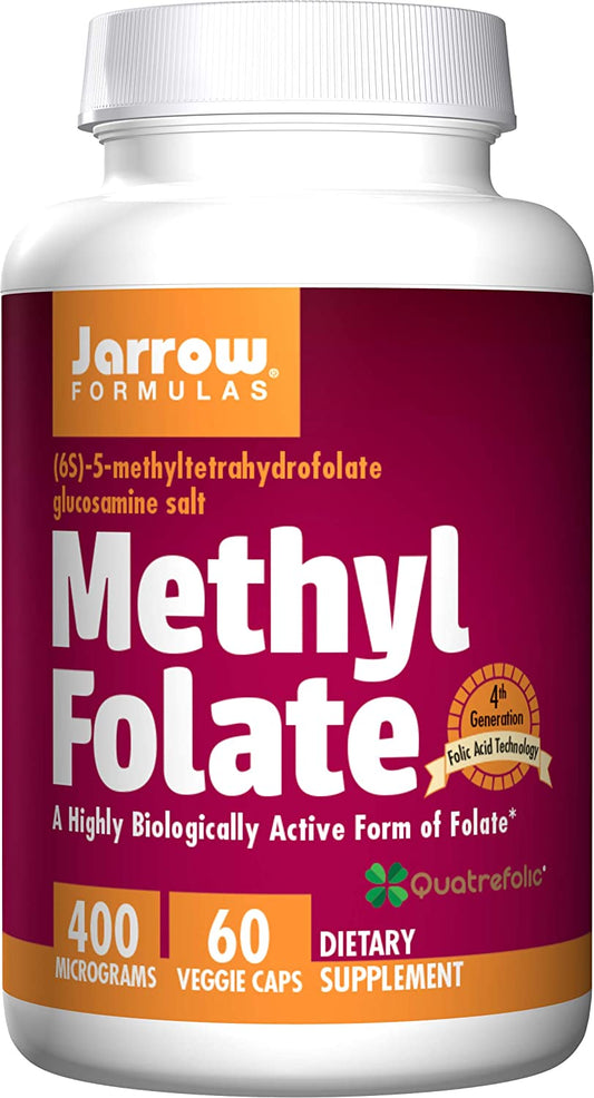 Jarrow Formulas Methyl Folate, 400mcg - 60 caps