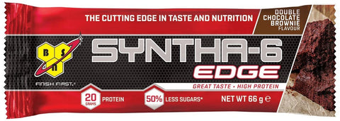 BSN Syntha-6 Edge Bars, Double Chocolate Brownie - 12 bars (66g)