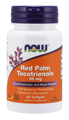 NOW Foods Red Palm Tocotrienols, 50mg - 60 softgels
