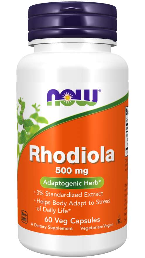 NOW Foods Rhodiola, 500mg - 60 vcaps