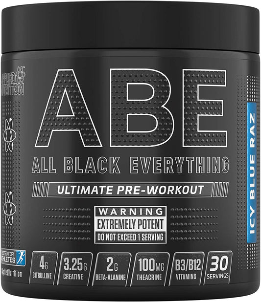 Applied Nutrition ABE - All Black Everything, Icy Blue Raz (Raspberry) - 315g