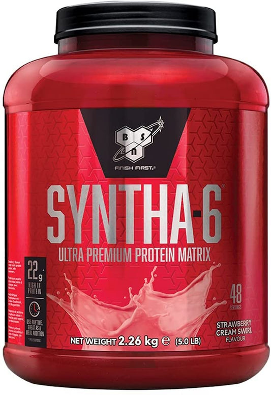 BSN Syntha-6, Strawberry Cream Swirl - 2260g