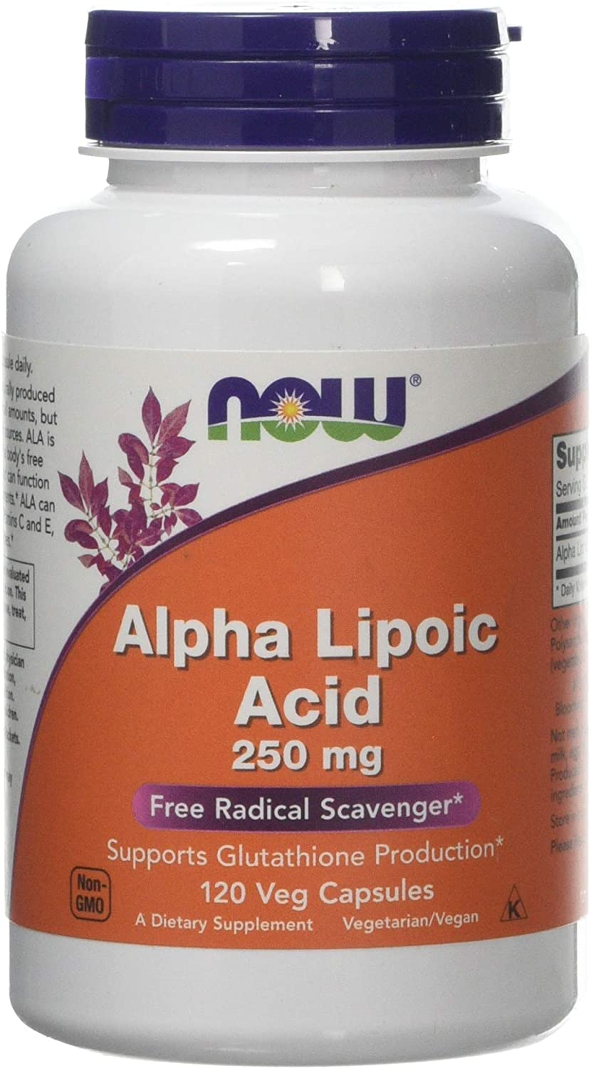 NOW Foods Alpha Lipoic Acid, 250mg 120 vcaps