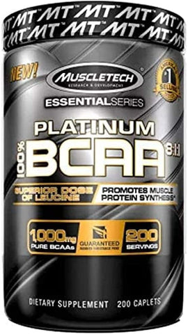 MuscleTech Platinum BCAA 8:1:1 - 200 caplets