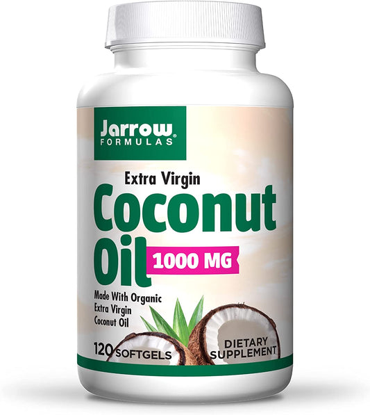 Jarrow Formulas Coconut Oil Extra Virgin, 1000mg - 120 softgels