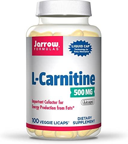 Jarrow Formulas L-Carnitine, 500mg - 100 vegetarian licap