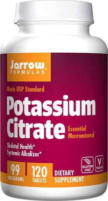 Jarrow Formulas Potassium Citrate, 99mg - 120 tabs