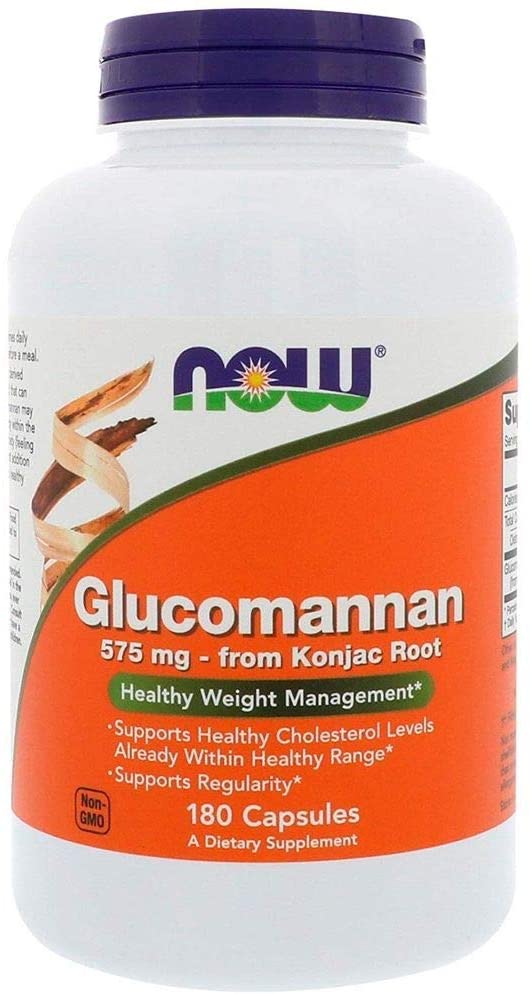 NOW Foods Glucomannan from Konjac Root, 575mg - 180 caps