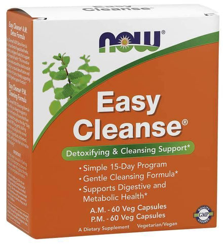 NOW Foods Easy Cleanse - AM & PM - 120 vcaps