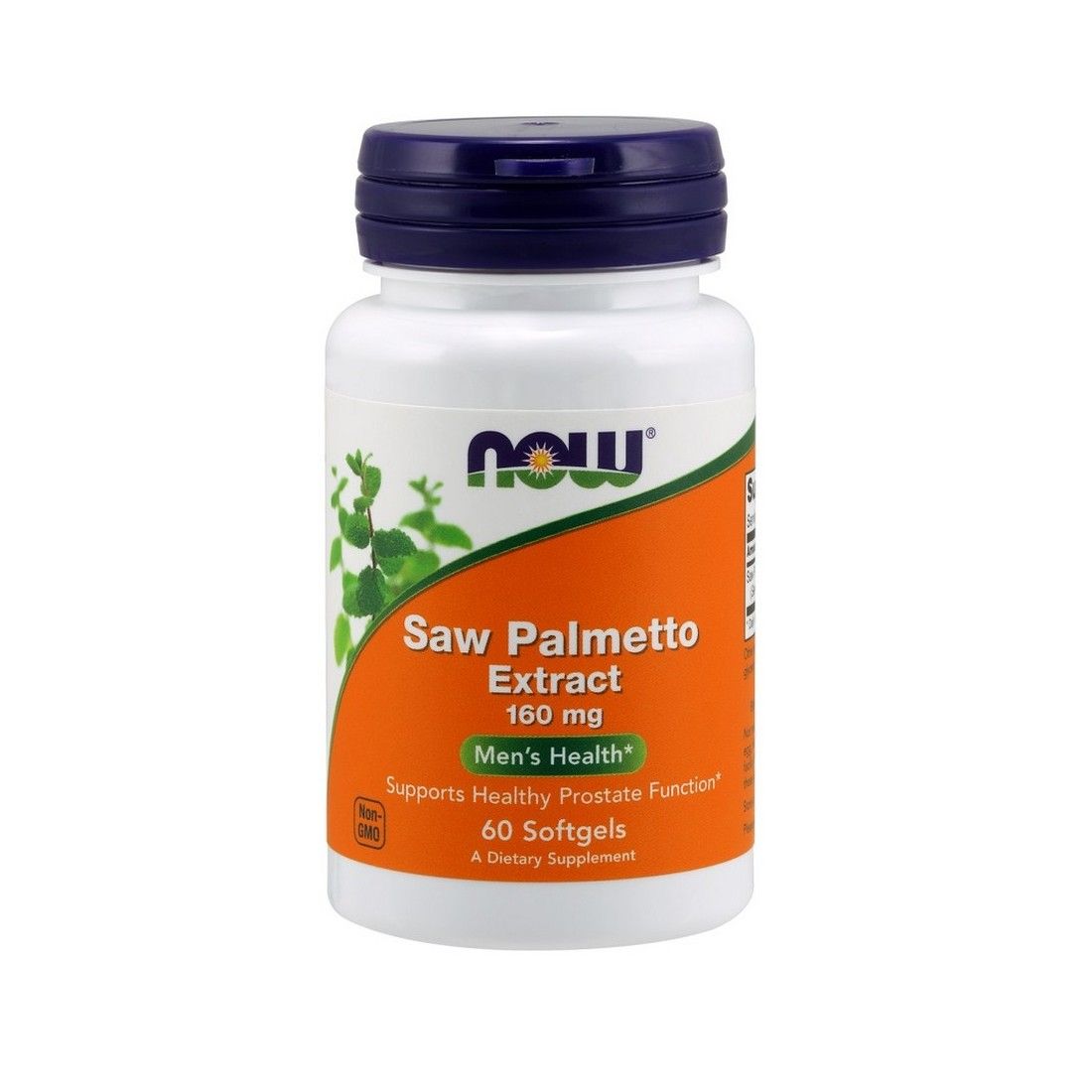 NOW Foods Saw Palmetto Extract, 160mg - 60 softgels