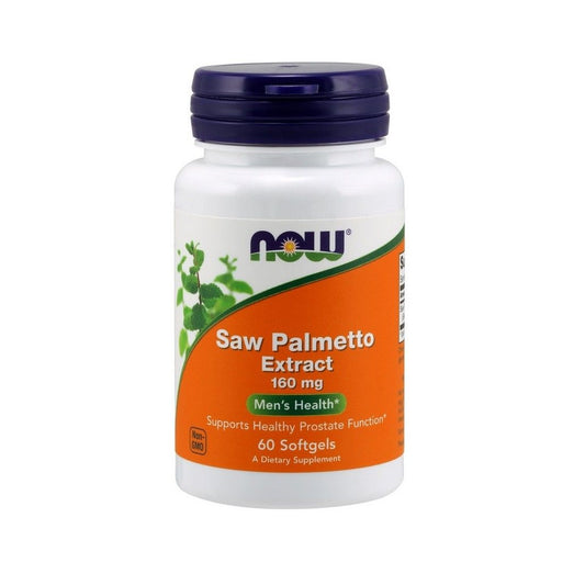 NOW Foods Saw Palmetto Extract, 160mg - 60 softgels