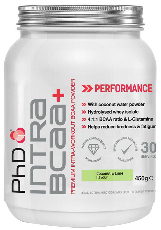 PhD Intra BCAA+, Coconut & Lime - 450g